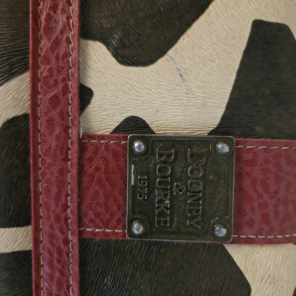 Dooney & Bourke Red and Black Patterned Accessory - Picture 2 of 4